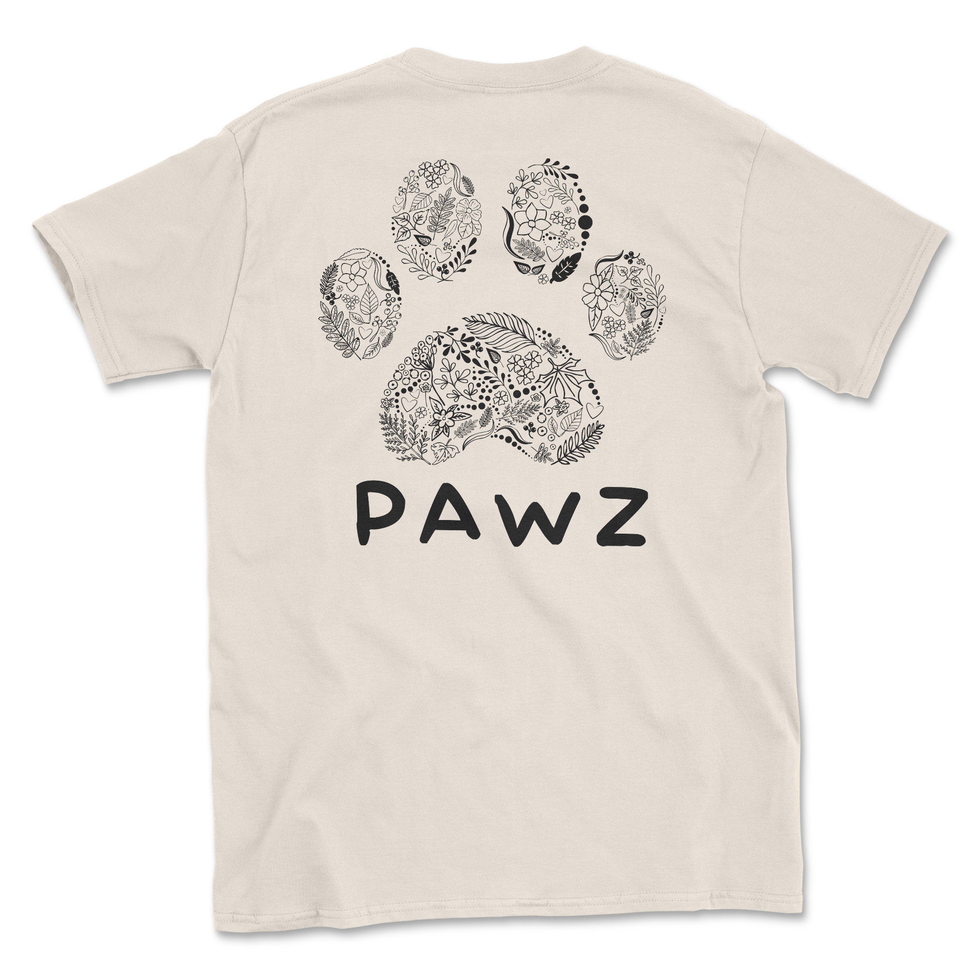 Leaves Print (Adult Short Sleeve T-Shirt)