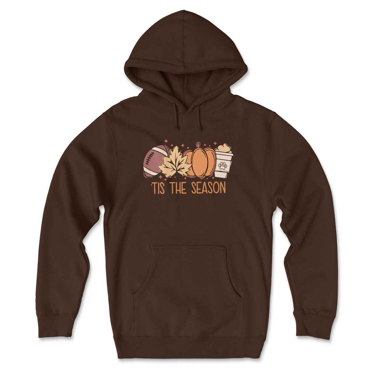 Tis The Season (Front Print) (Adult Hoodie) (Super Sale)