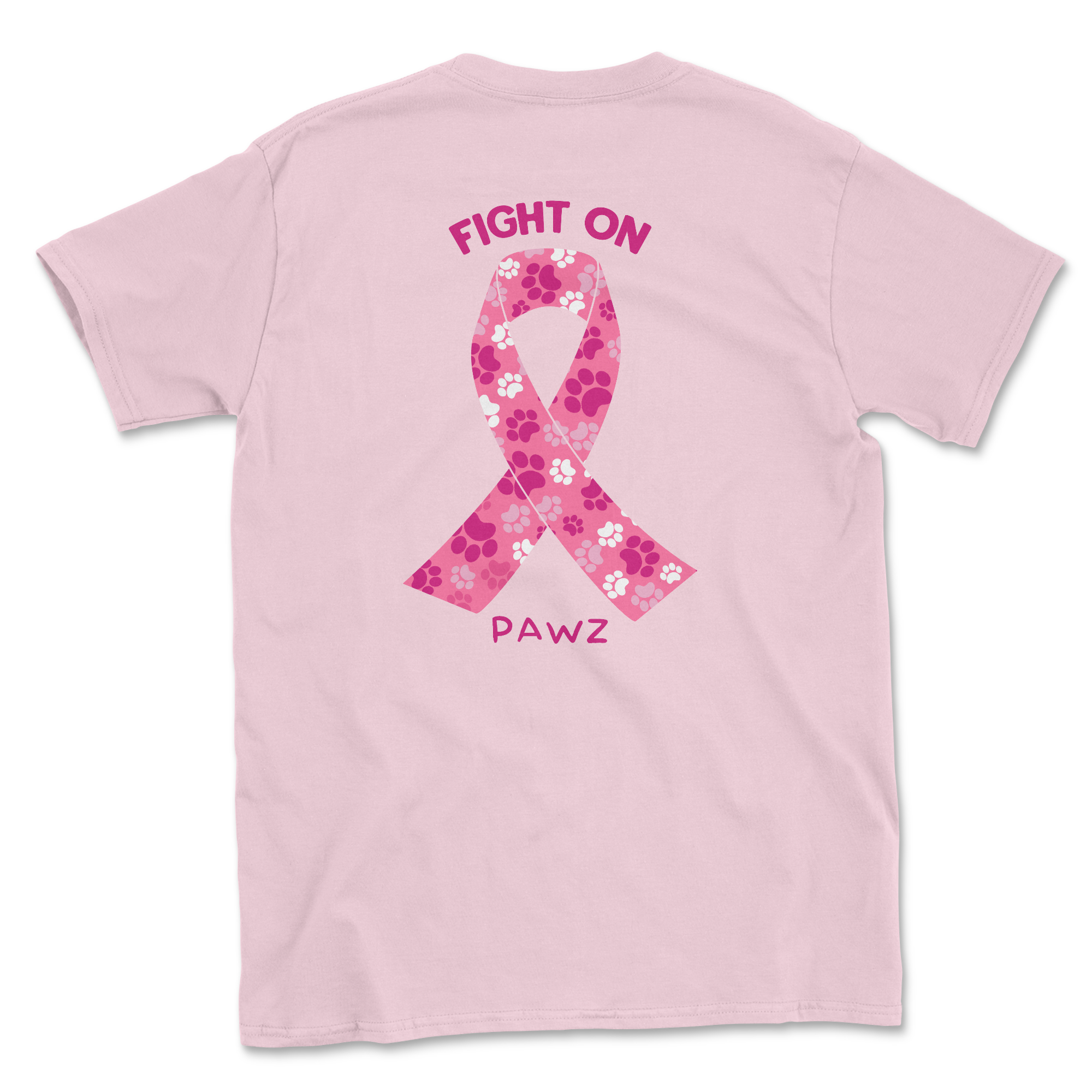 Fight On Ribbon (Adult Short Sleeve T-Shirt)