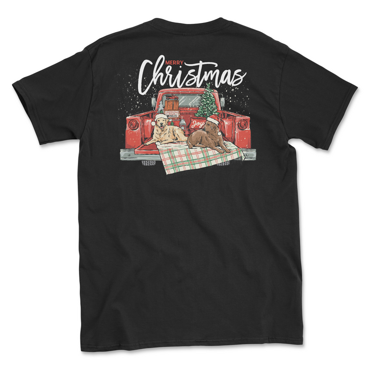 Christmas Truck (Adult Short Sleeve T-Shirt)