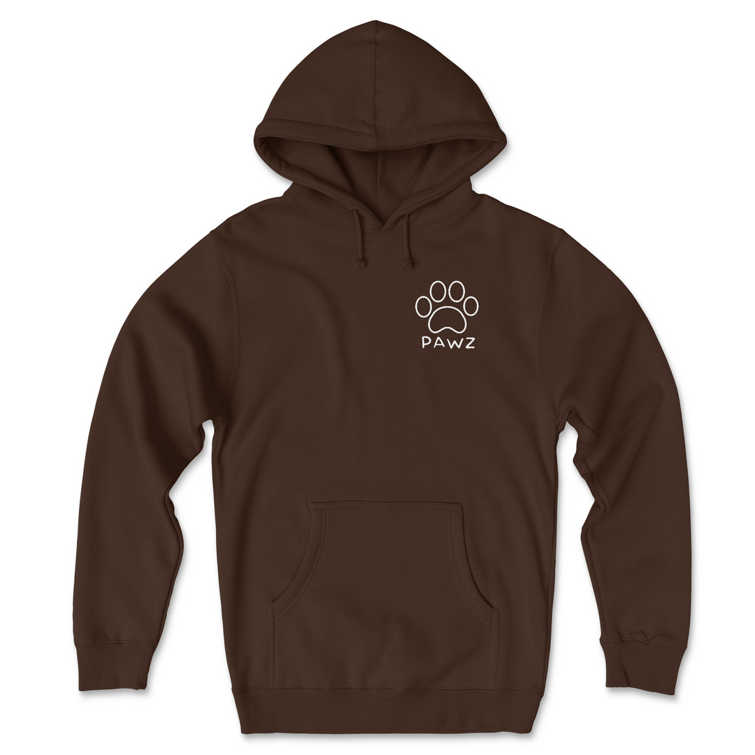 Brown Staffy Christmas (Adult Hoodie)