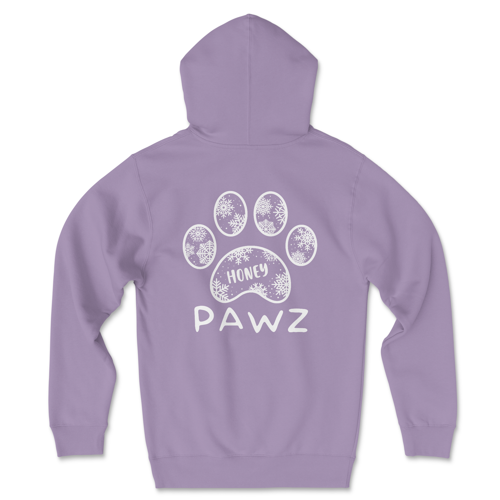Honey Snowflake (Plum) (Adult Hoodie)