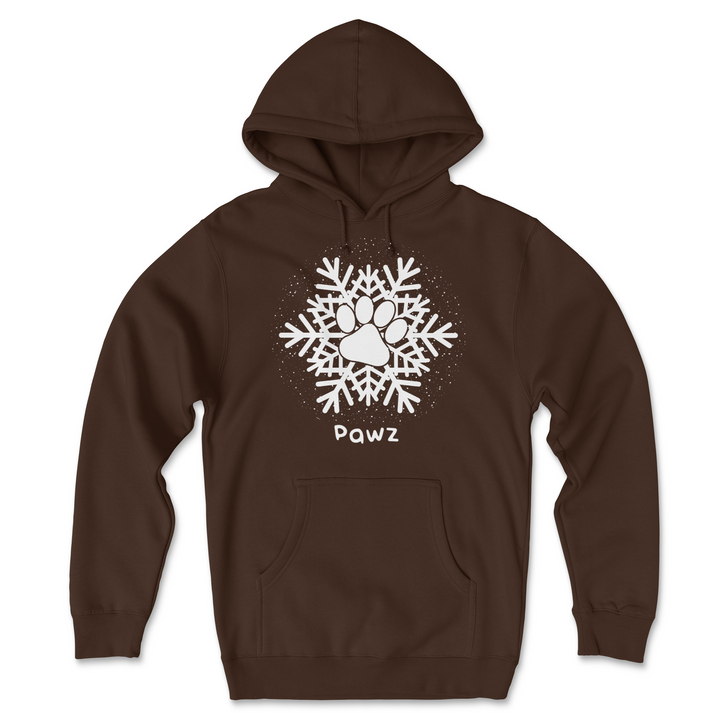 Snowflake - Front Print (Adult Hoodie)