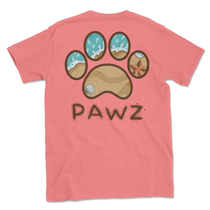 Sandy Pawz (Adult Short Sleeve T-Shirt)