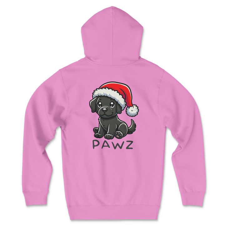 Black Labrador Christmas (Adult Hoodie)